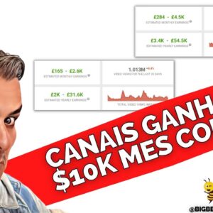 CANAIS GANHANDO $10K POR MES COM DESENHOS 100% FACIL DE FAZER